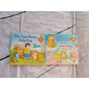 The Care Bears the New Baby And Help Out Paperback Book Vintage 1983 Storybook